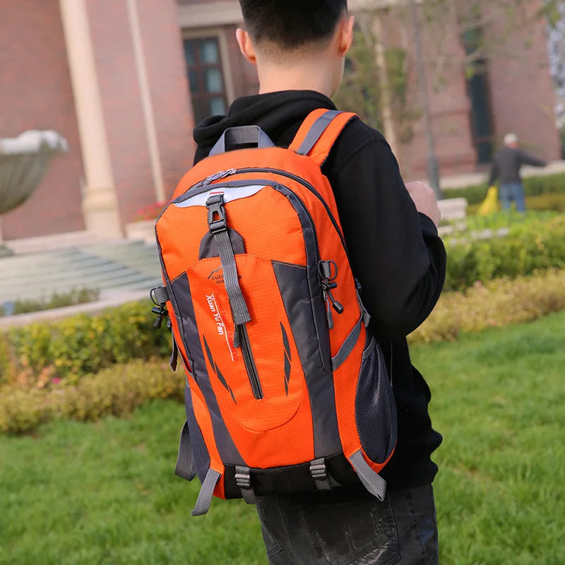 Waterproof Nylon Travel Backpack for Men and Women