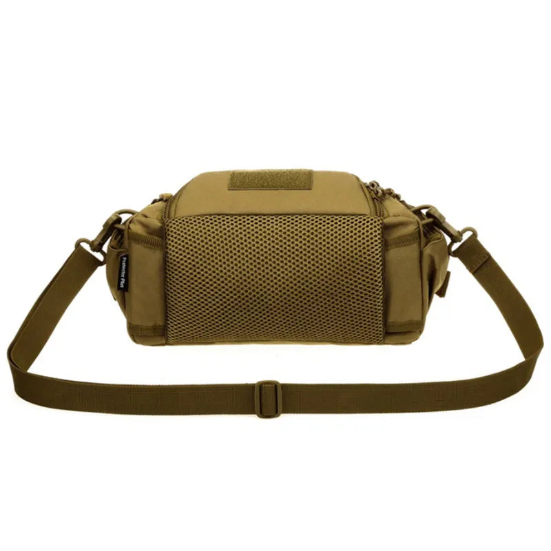Waterproof 1000D Nylon Sling Chest Fanny Pack Waist Bag