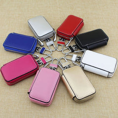 Leather Car Key Holder Key Wallets Organizer Housekeeper Key Case Pouch