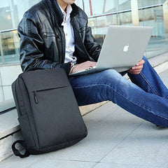 Men's USB Business Backpack Anti Theft Daypack