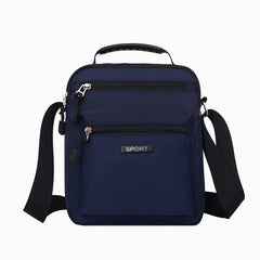 Men's Zipper Shoulder Bag Nylon Briefcase Messenger Bag