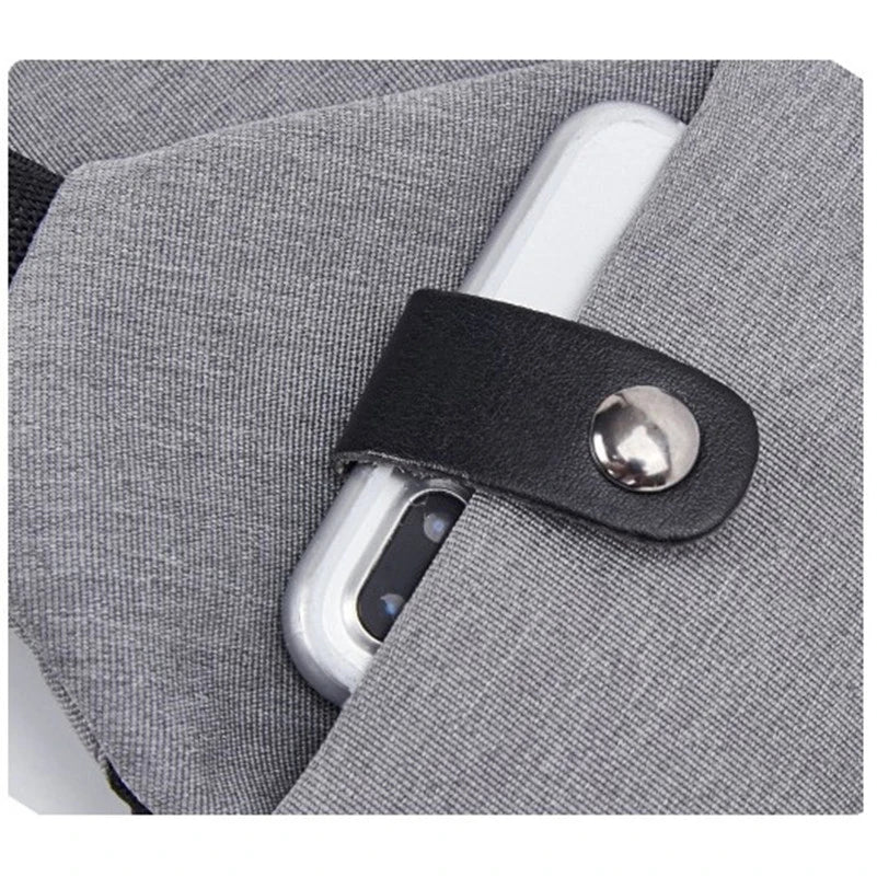 Men's Multifunctional Digital Storage Sports Bag Anti-theft Cross Body Chest Bag
