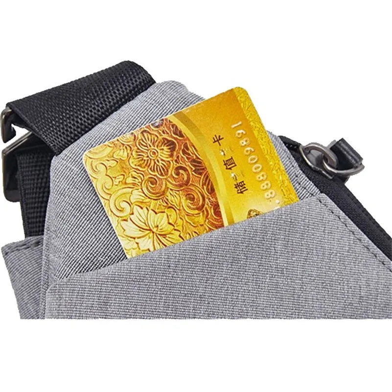 Men's Multifunctional Digital Storage Sports Bag Anti-theft Cross Body Chest Bag