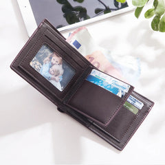 Men's Multifunctional Short Wallet Business Clutch Purse