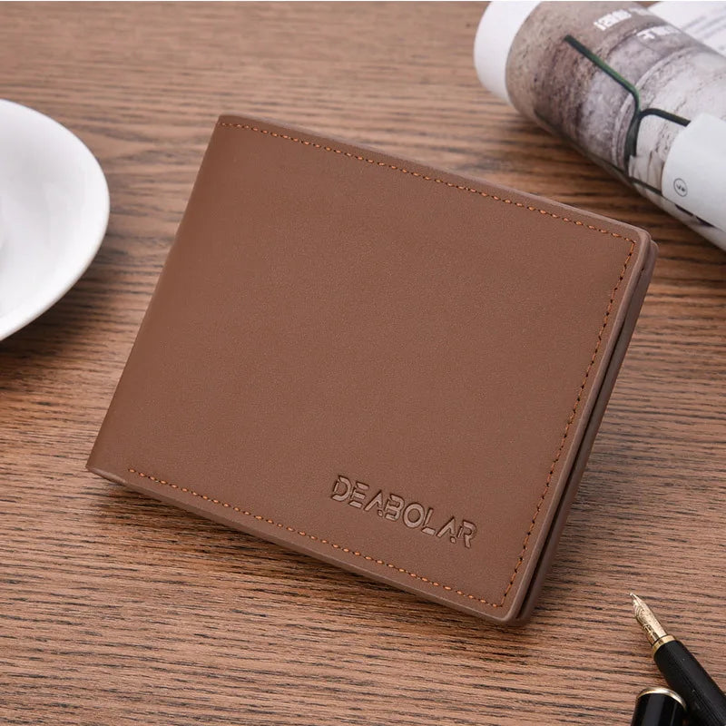 Men's Wallet Soft Leather Cross-section Multi-function Wallet