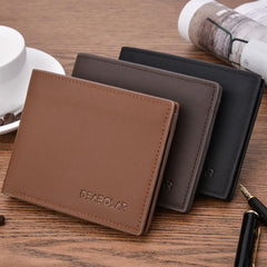 Men's Wallet Soft Leather Multi-function Wallet Short Men's Wallet