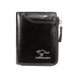 Men's Small Leather Wallet Billfold Credit Card Holder