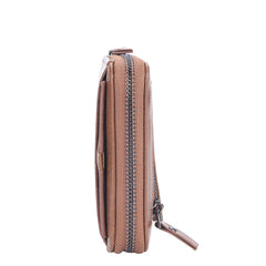 Men's Short Wallet Pu Leather Clutch Zipper