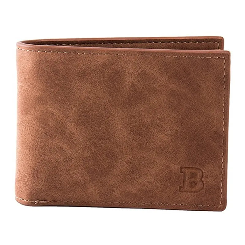 Men's Short Horizontal Zipper Wallet
