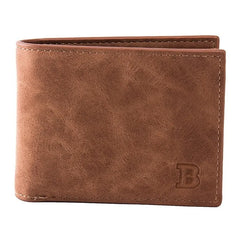 Men's Short Horizontal Zipper Wallet