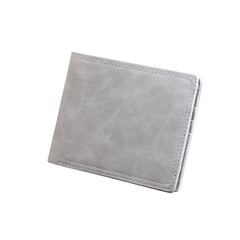 Men's Short Scrub Wallet, Dollar Clip, Ultra-thin, Driver's Bag