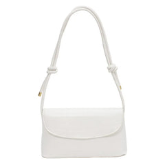 Crocodile Pattern Women Shoulder Bags Flap PU Leather Crossbody Bags