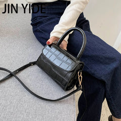 Mini Stone Pattern PU Leather Shoulder Crossbody Bags for Women