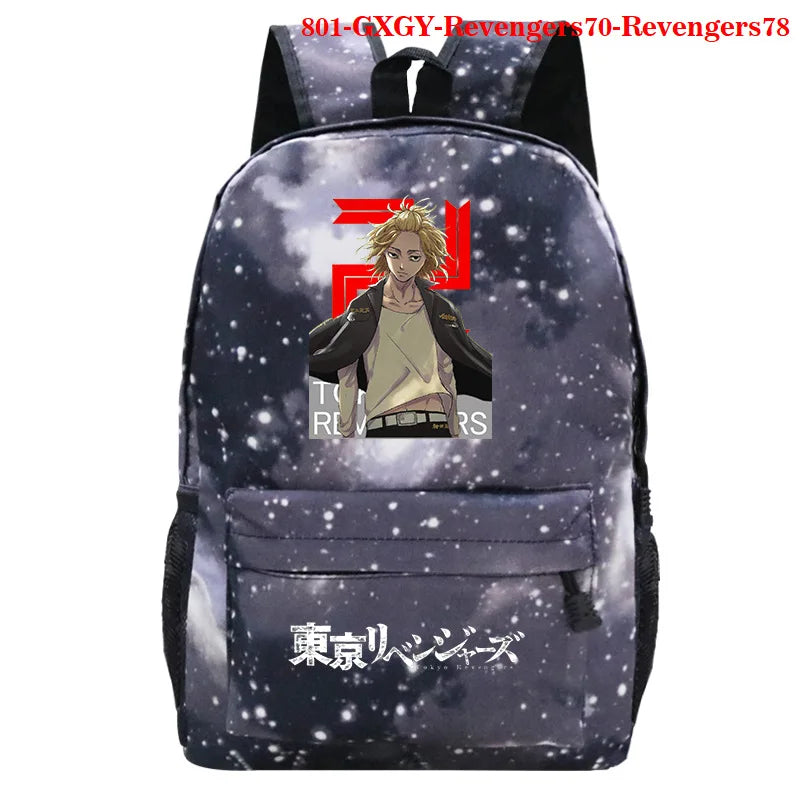 Tokyo Revengers Anime Backpacks for Students