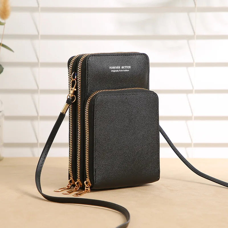 Touch Screen Women Bag Wallet One Shoulder Messenger Bags
