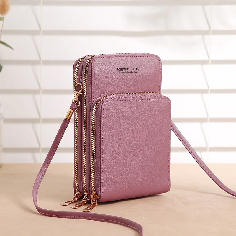 Touch Screen Women Bag Wallet One Shoulder Messenger Bags