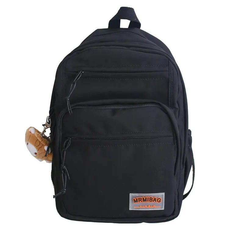 Waterproof Nylon Student Backpack School Bags for Teenage Girls