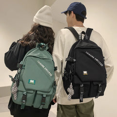Waterproof Nylon Female Backpack Large Capacity School Bag Men Laptop Backpacks