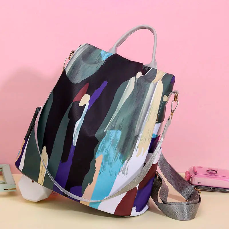 Waterproof Anti Theft Backpack for Girls School E201