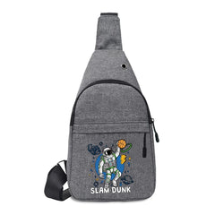 Anti-Theft Crossbody Bag Men Short Travel Wallet Mini Chest Pack