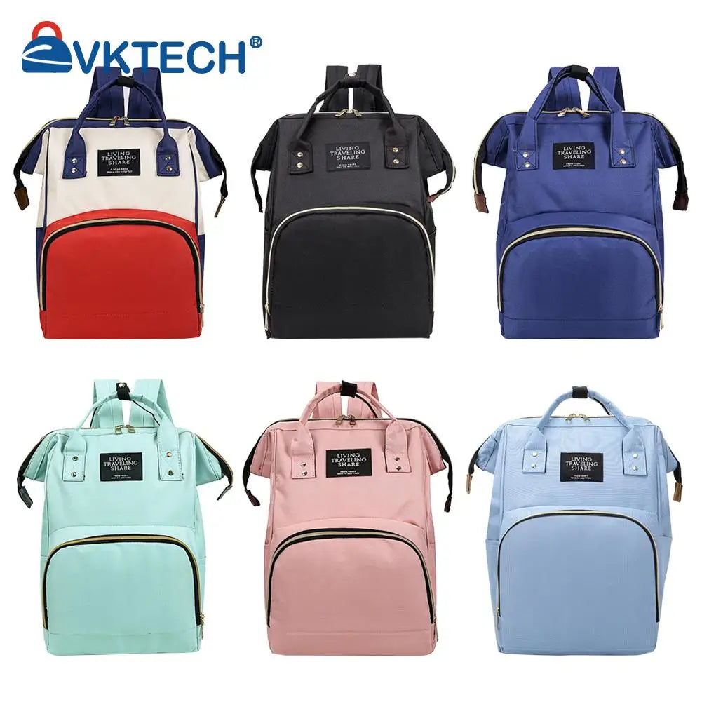 Waterproof Canvas Travel Backpack Ladies Shoulder Bag