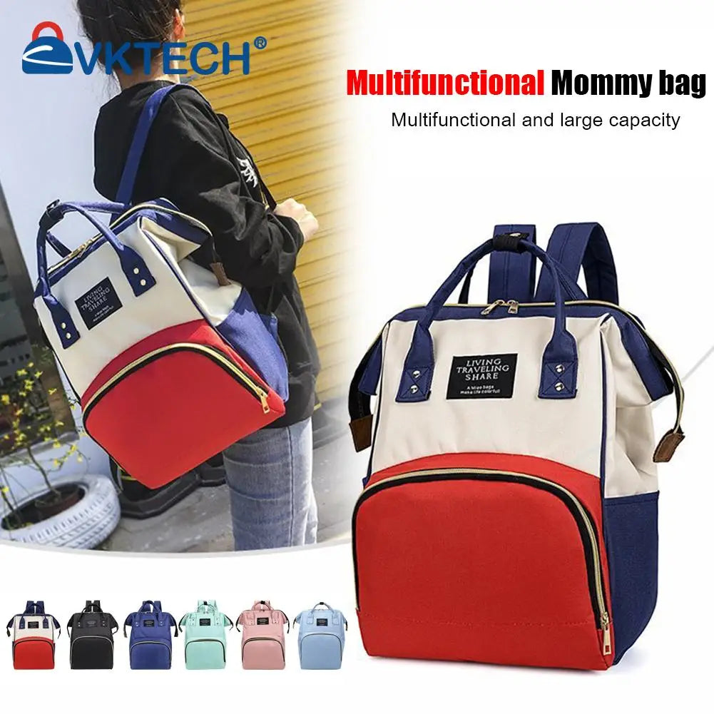 Waterproof Canvas Travel Backpack Ladies Shoulder Bag
