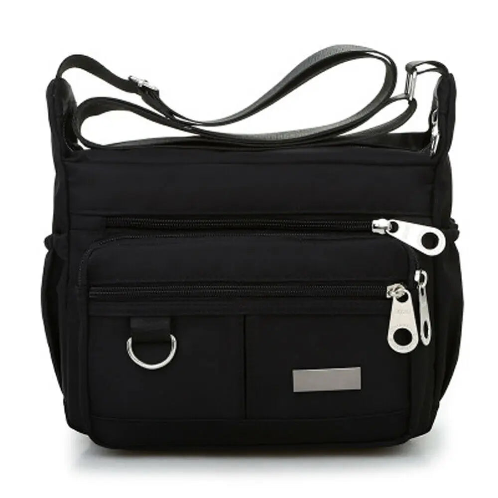 Nylon Waterproof Messenger Bag for Lady Crossbody Shoulder Bag
