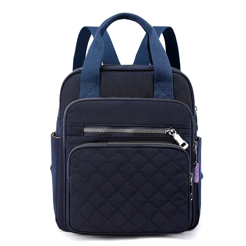 Nylon Backpack Female Diamond Embroidery Thread All-Match College