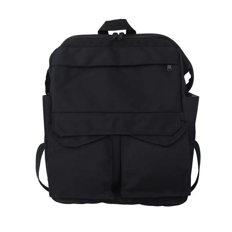 Nylon Backpack Women Travel Bagpack College Student Backbag