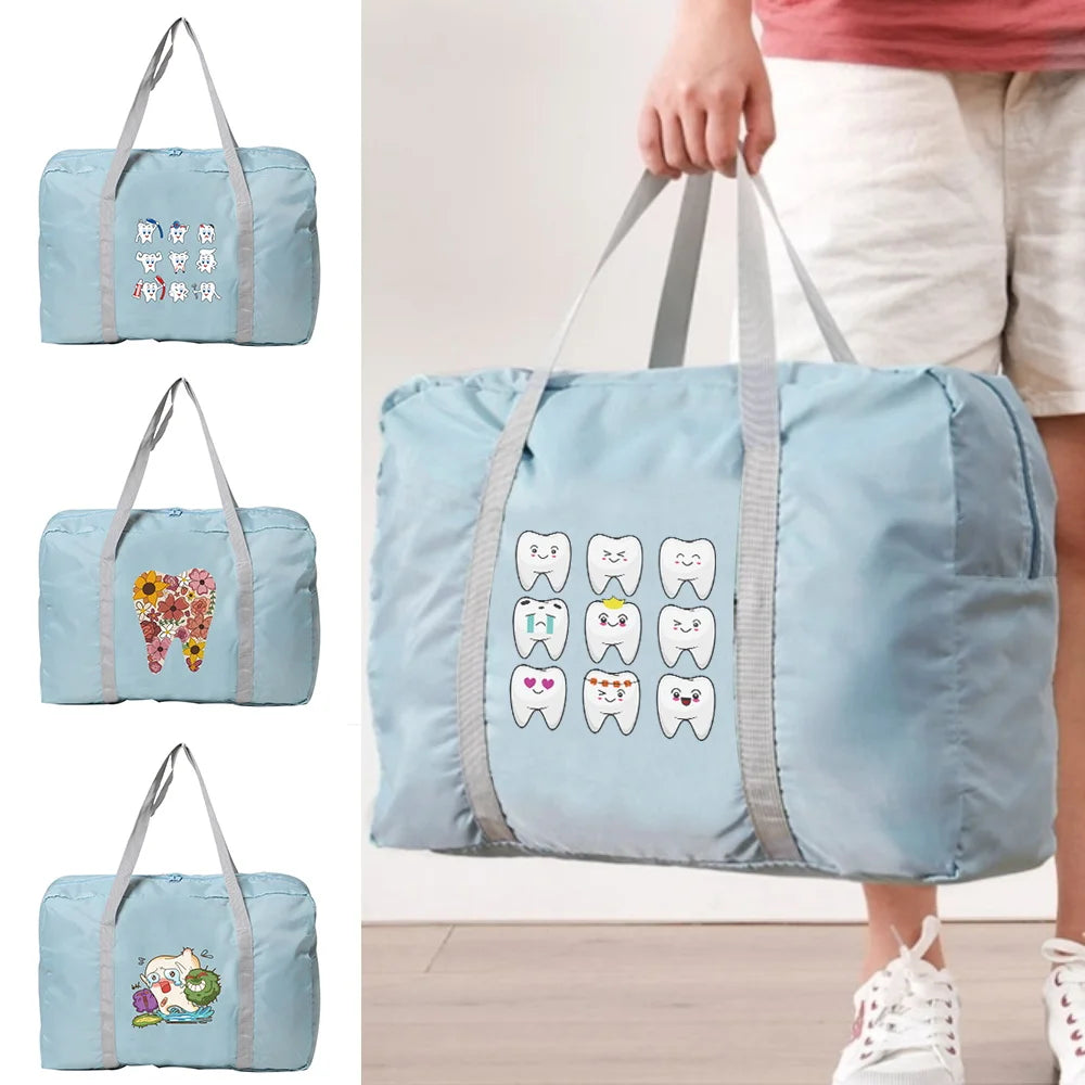 Nylon Foldable Travel Bag Luggage Waterproof Handbag