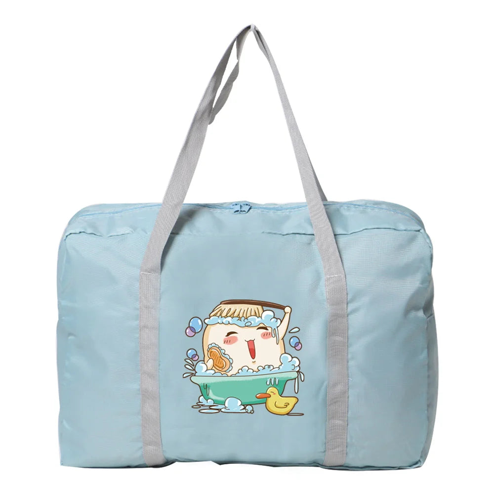 Nylon Foldable Travel Bag Luggage Waterproof Handbag