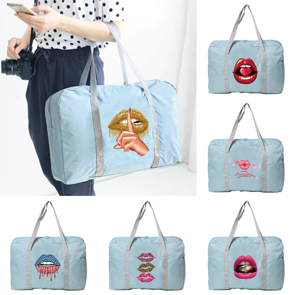 Nylon Foldable Travel Bag Luggage WaterProof Handbags