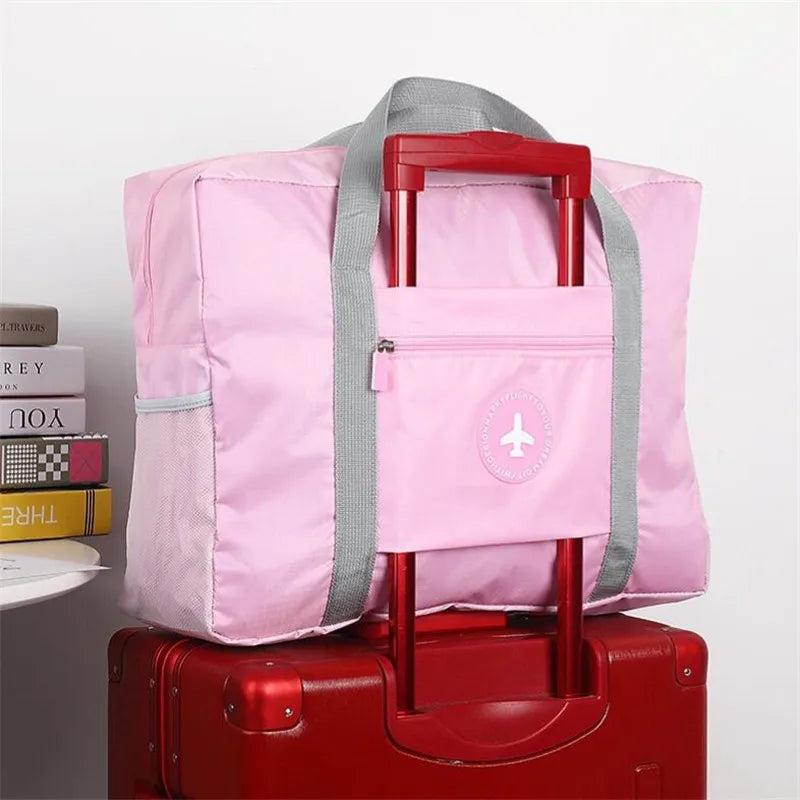 Nylon Foldable Travel Bag Unisex Large Capacity Bag Luggage