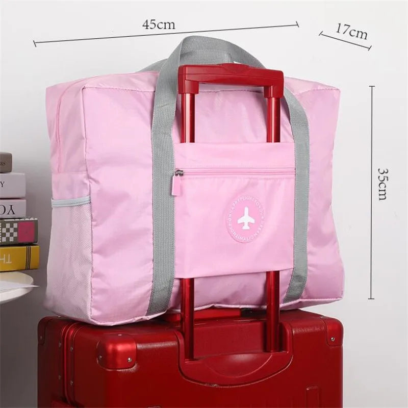Nylon Foldable Travel Bag Unisex Large Capacity Bag Luggage