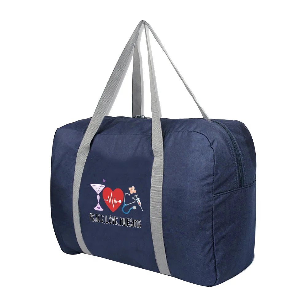 Foldable Travel Bag Clothes Organizer Duffle Bag