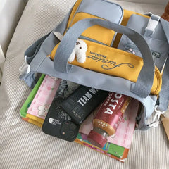 Nylon Messenger Bag for Women Totes Leisure Girl Schoolbag Large Capacity