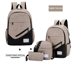 Waterproof Nylon Shoulder Bag Laptop Backpack Hiking Travel Bag