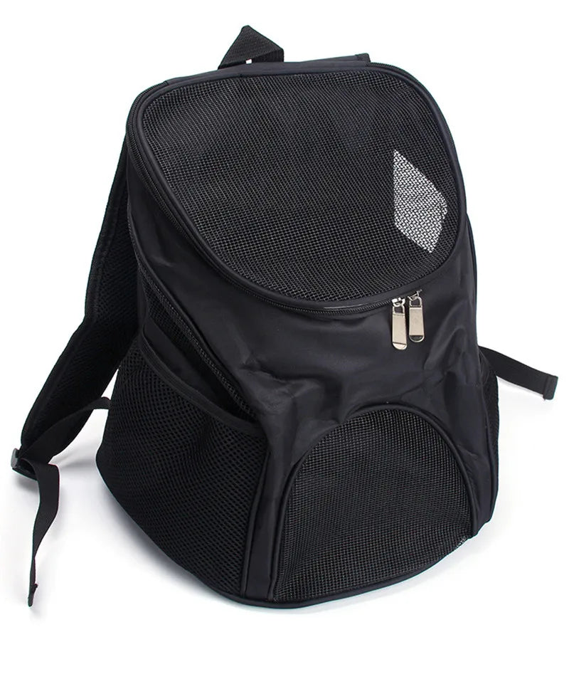Breathable Dog Double Shoulder Bag Backpack Pet Travel Carrier
