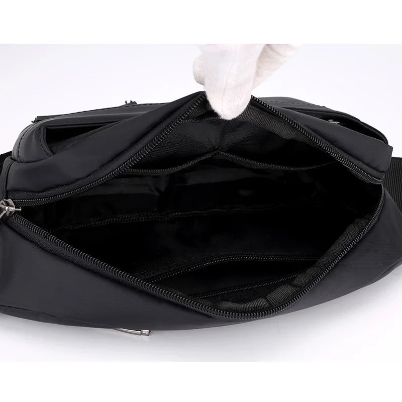 Outdoor Running Bag Men's Chest Bag Messenger Bag