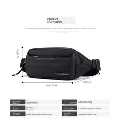Outdoor Running Bag Men's Chest Bag Messenger Bag