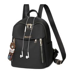 Compact Oxford Cloth Backpack for Women