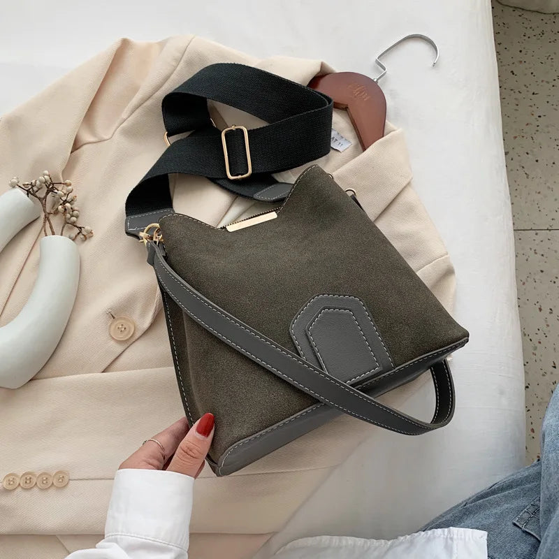 Bucket Bag Ladies Large Capacity Shoulder Bag