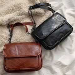 PU Leather Shoulder Phone Clutches Chain Crossbody Handbags