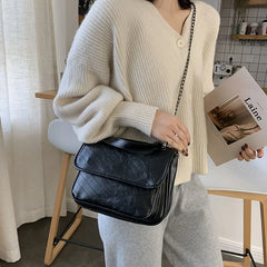 PU Leather Shoulder Phone Clutches Chain Crossbody Handbags