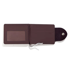 Men's Buckle Banknote Wallet Short PU Leather Clutch Purse