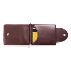 Men's Buckle Banknote Wallet Short PU Leather Clutch Purse