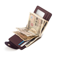 Men's Buckle Banknote Wallet Short PU Leather Clutch Purse