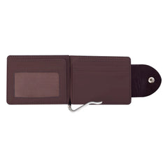 Men's Buckle Banknote Wallet Short PU Leather Clutch Purse