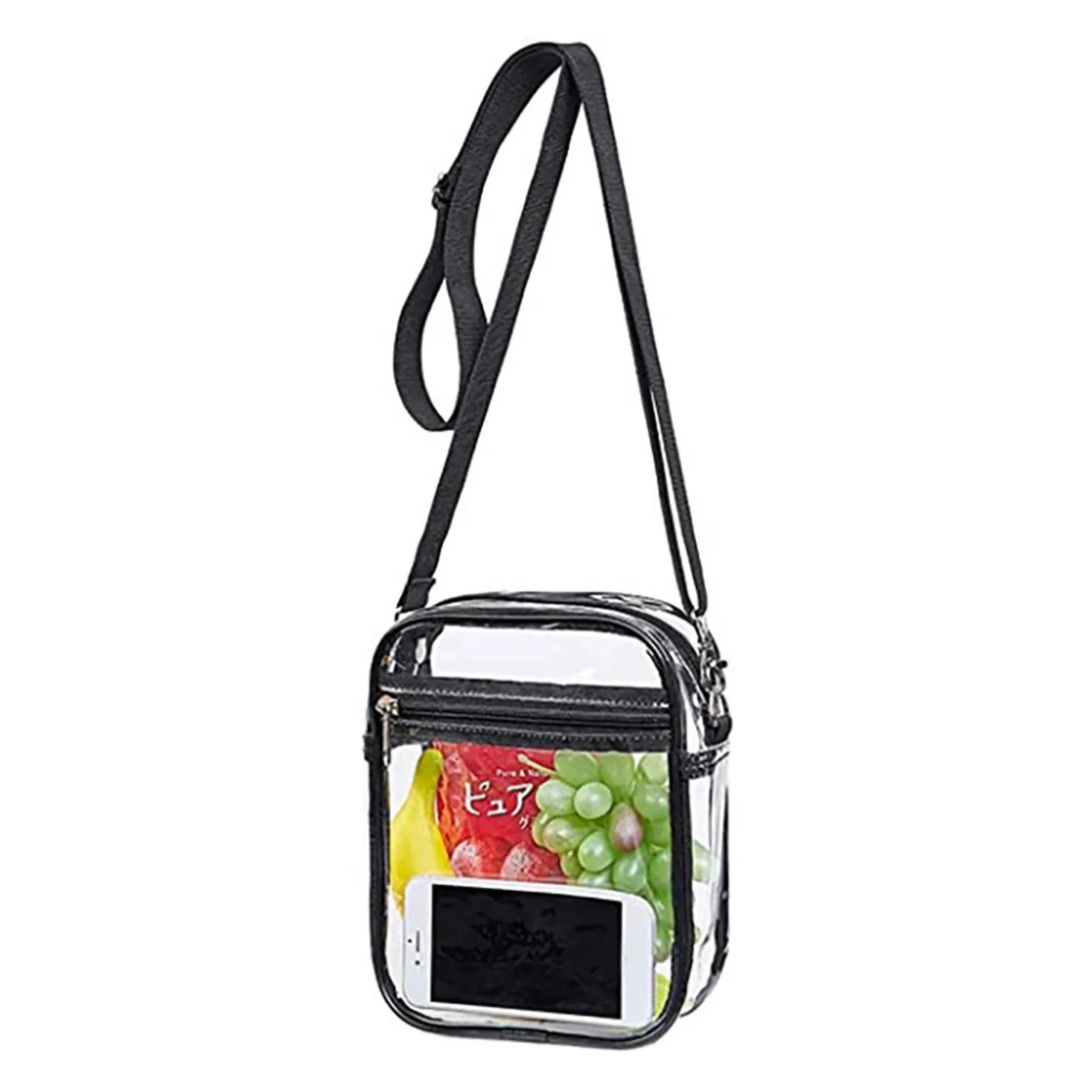 Transparent PVC Shoulder Bag Crossbody Bag