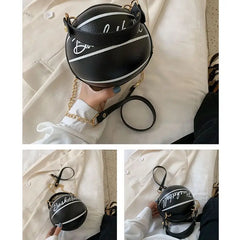 Personality Basketball Hand Bag Chains Handbag Mini Tote